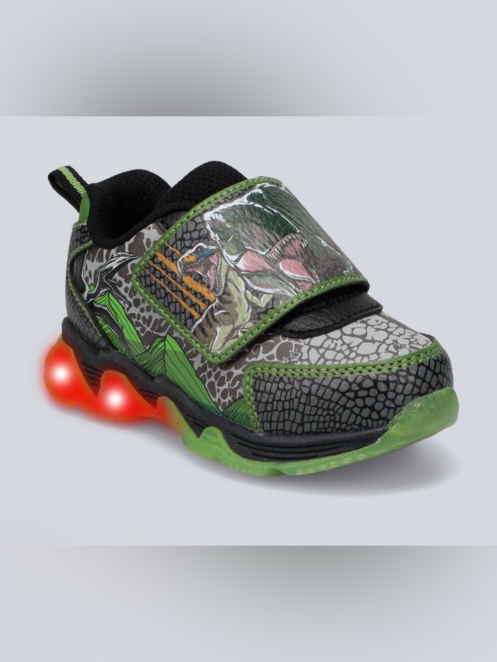Jurassic World Lightup Sneakers Toddler Boy 7 NWT